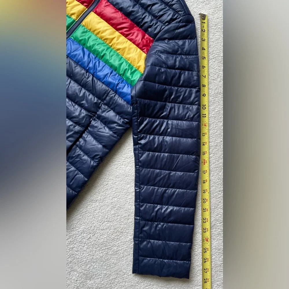 Primary Men's Multicolor Striped Puffer Jacket - Picture 5 of 5